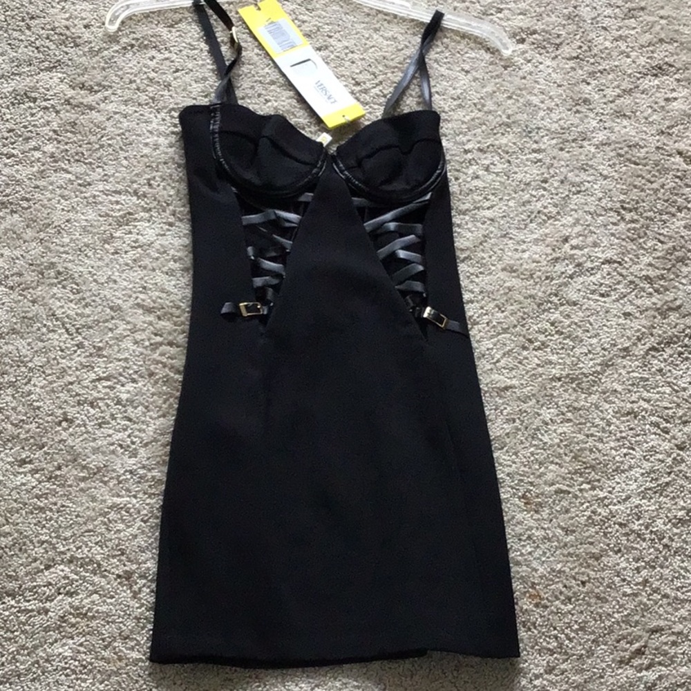Versace black dress